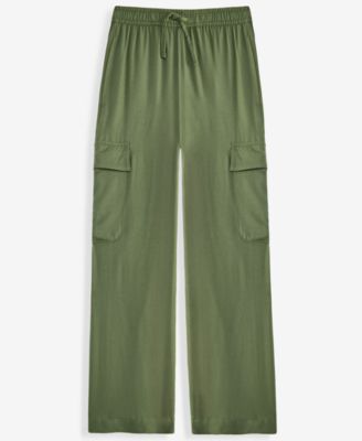Girls' 5-20 Wide-Leg Cargo Pants