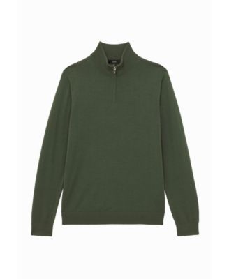 Men's Blackhall Half Zip Funnel Merino Wool Jumper Sweater