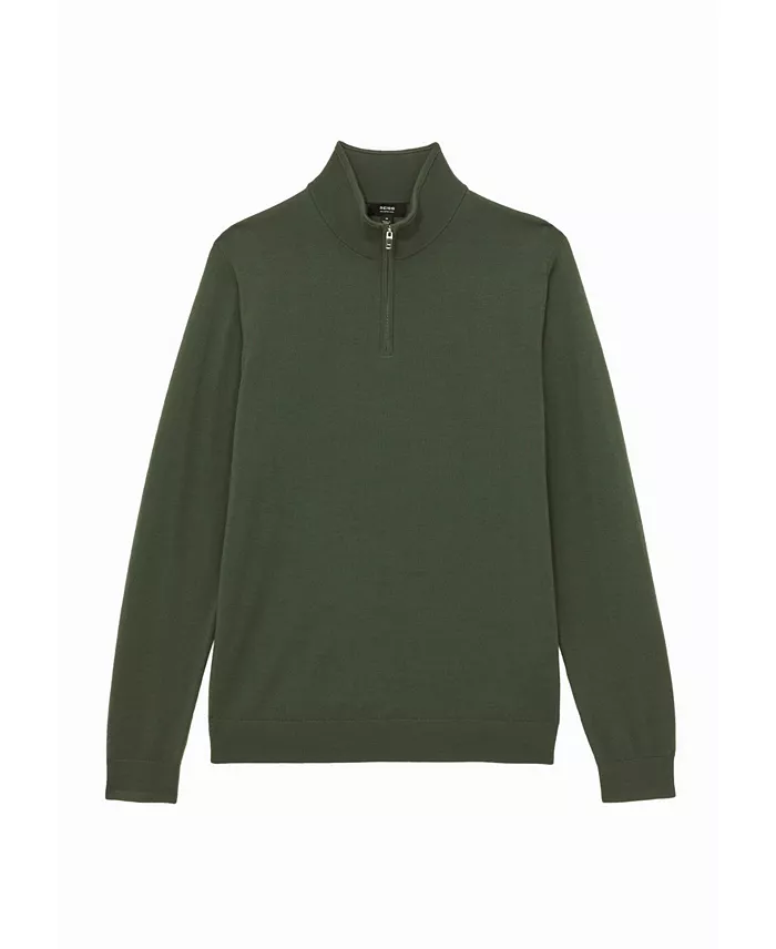 Men's Blackhall Half Zip Funnel Merino Wool Jumper Sweater