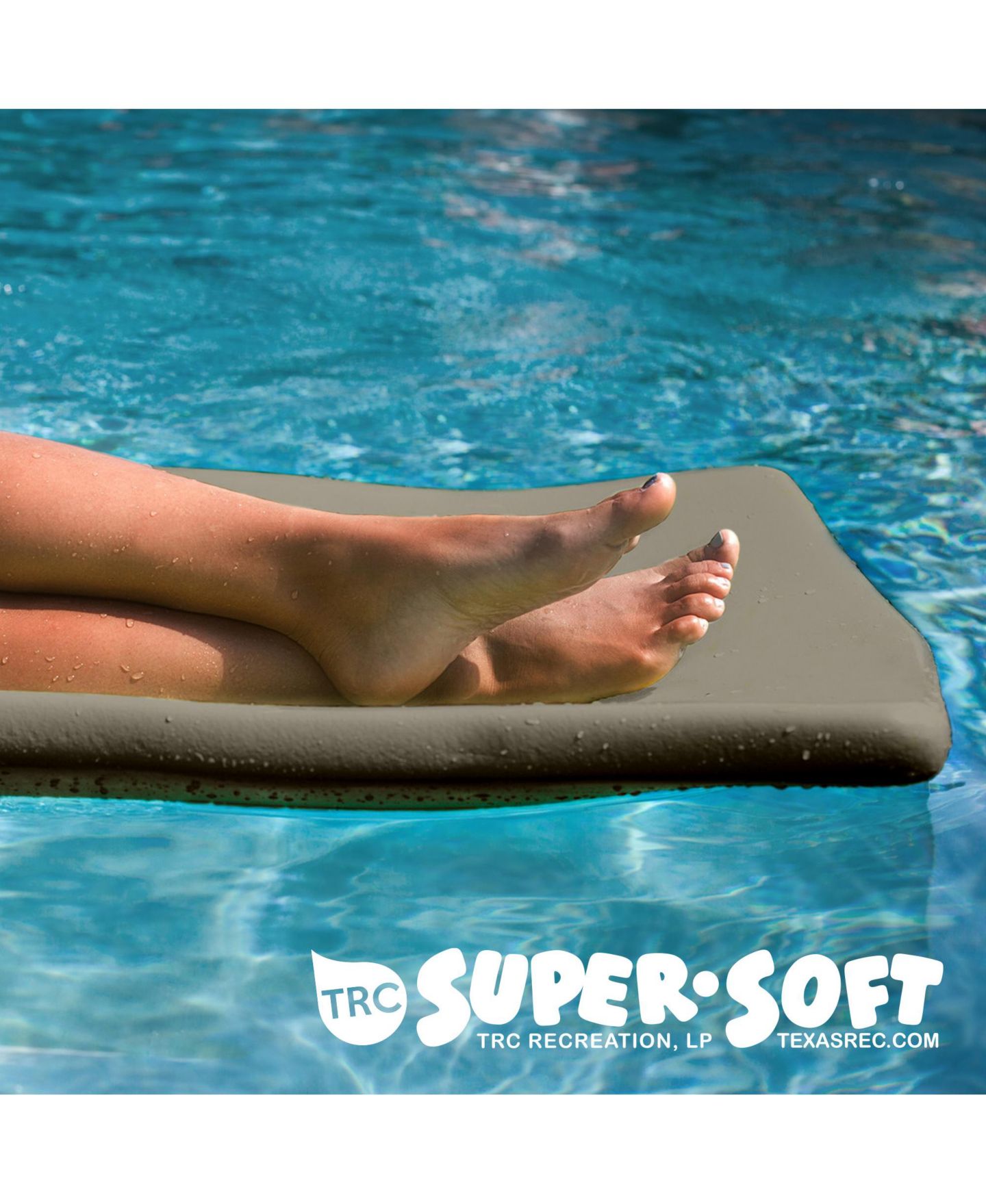 Детская игрушка TRC Recreation Sunsation 1.75" Thick Foam Lounger Swimming Pool Float, Bronze — фото 7