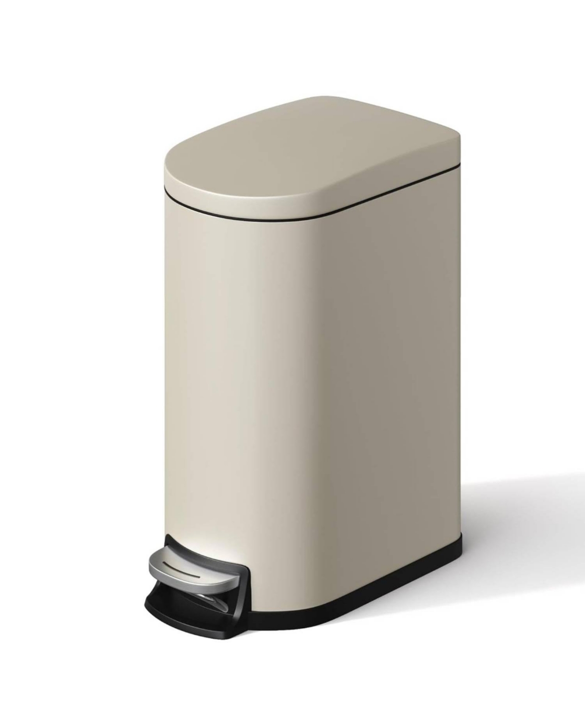 Gaomon Stainless Steel Step-on Trash Can, Slim Kitchen Garbage Bin