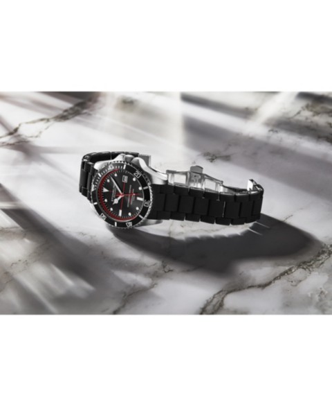 Мужские швейцарские часы-дайвер Stuhrling Depthmaster Heritage 4087, 44 мм
