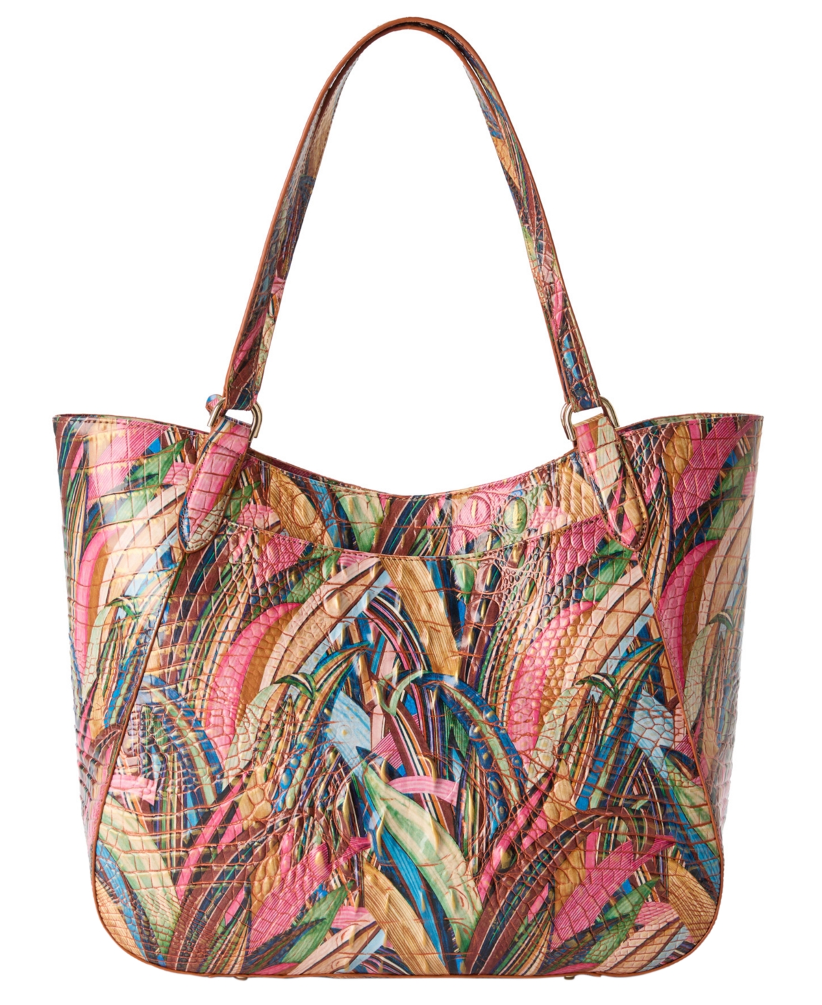 Brahmin Aliza Melbourne Large Leather Tote Handbag