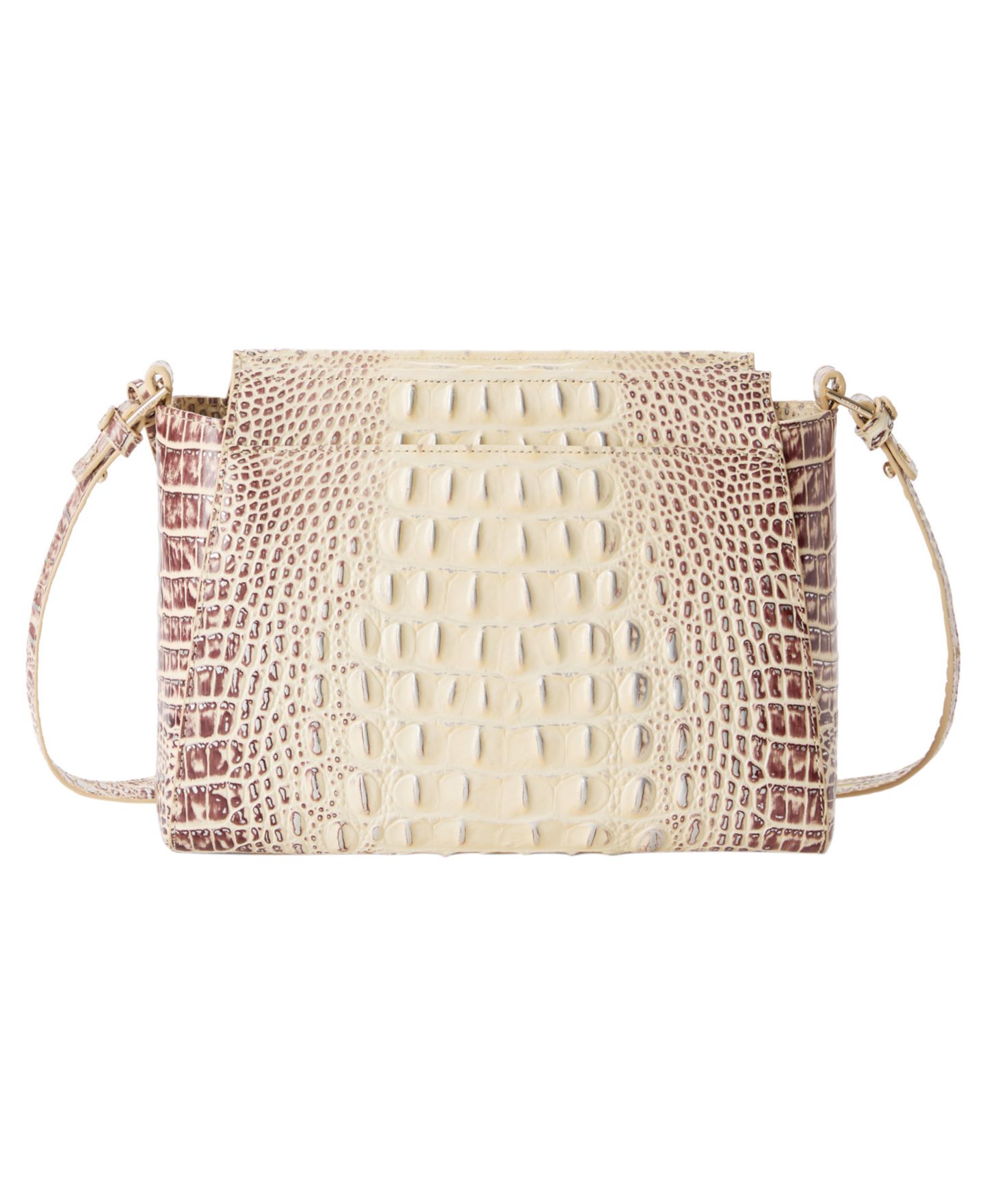 Женская сумка Brahmin Hillary Small Leather Crossbody, цвет: Имбирный — фото 2