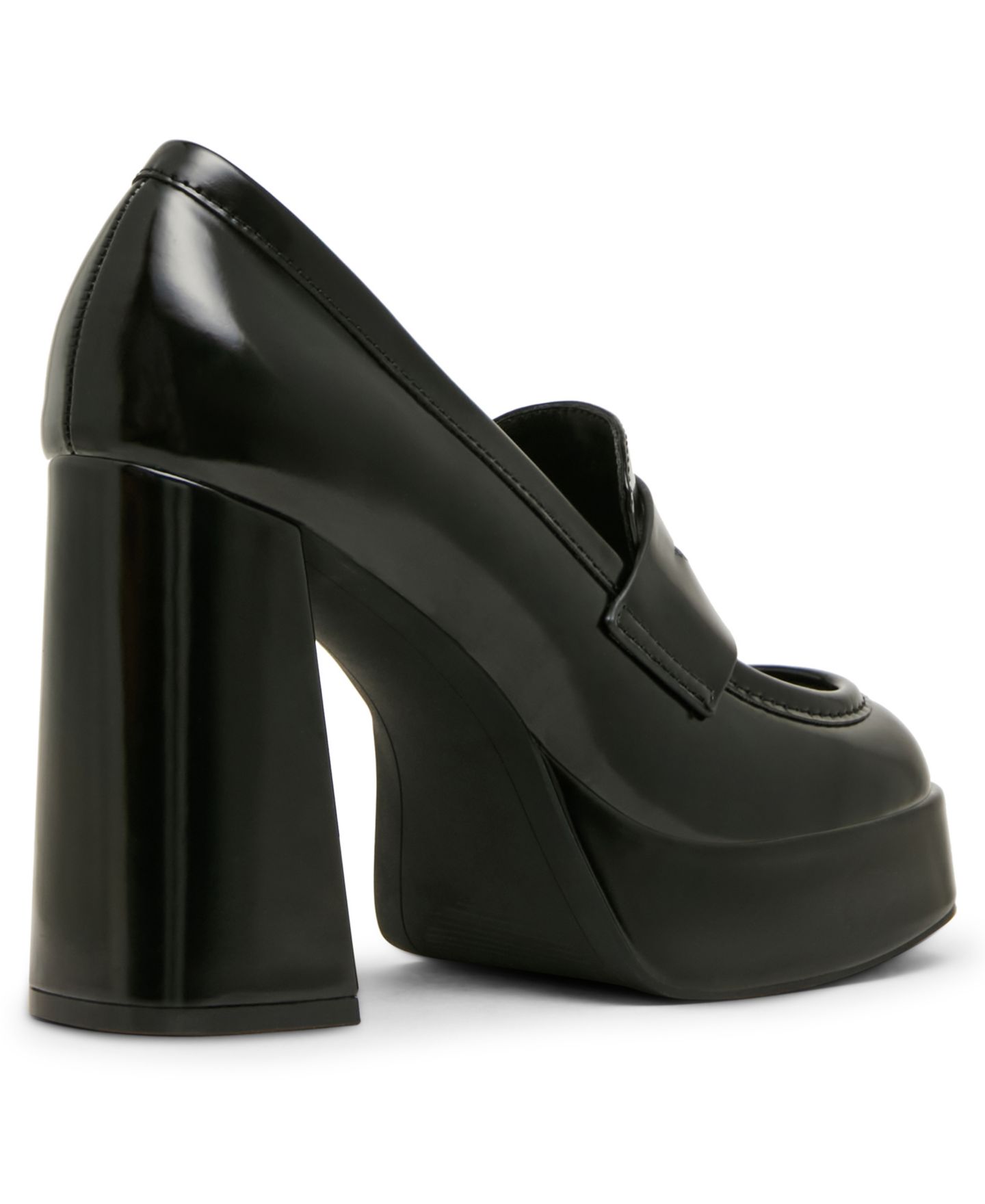 Женские туфли Madden Girl Rudy Hi Platform Loafer Pumps, цвет: Чёрный — фото 7