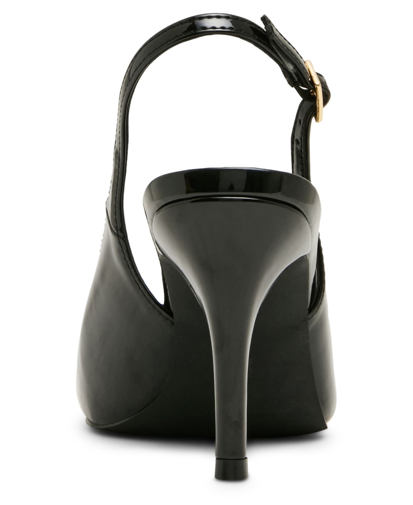 Женские туфли Madden Girl Parade Slingback Peep Toe Pumps, цвет: Чёрный лаковый — фото 3