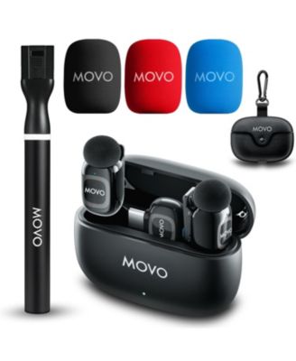 NanoMic Dual USB-C Wireless Microphone for iPhone 15/16 and Up with Wireless Mic Handle