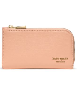 Devin Small Saffiano Leather Slim Bifold Wallet 