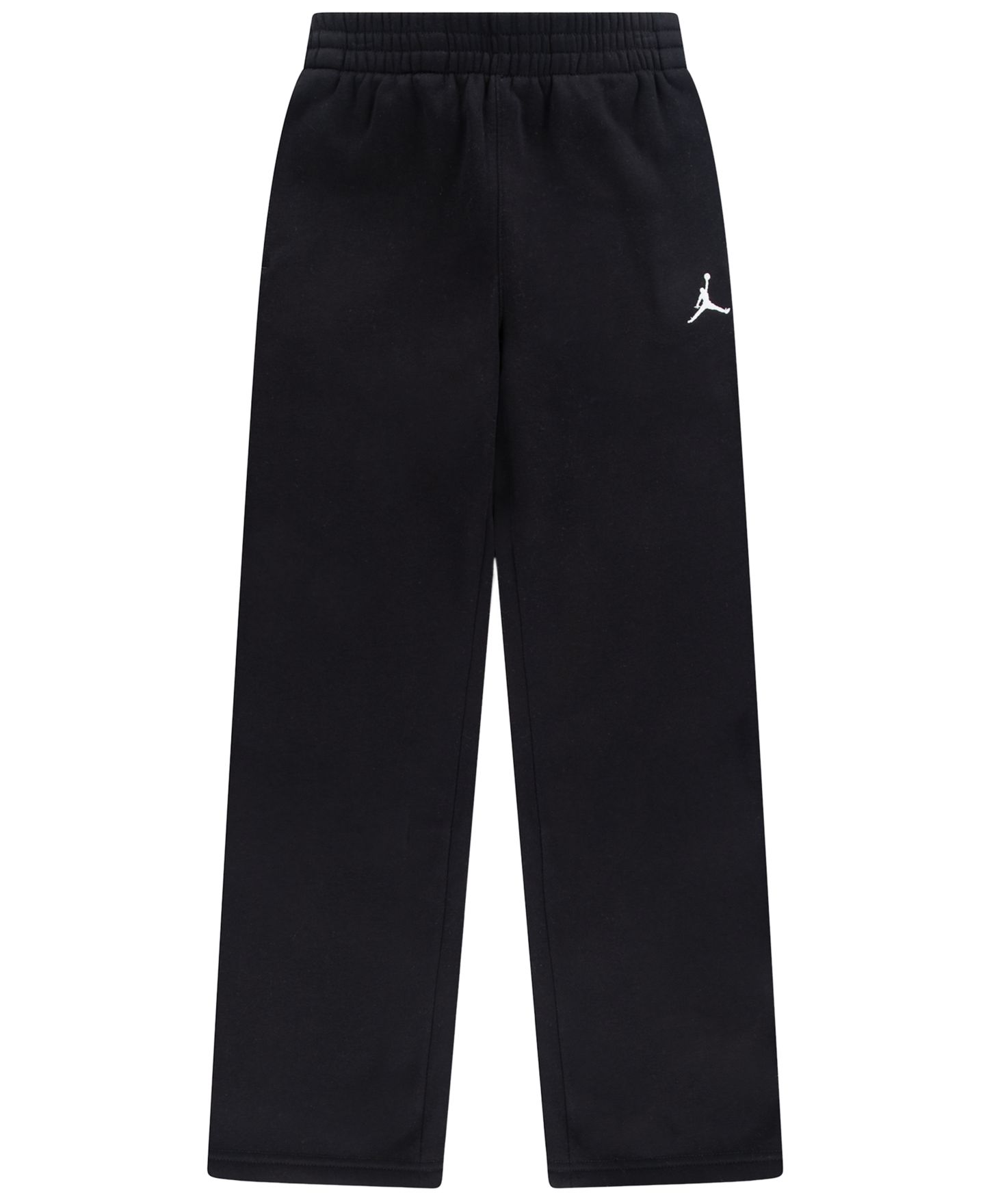 Брюки Jordan Brooklyn Open Hem Fleece Pant для мальчиков, цвет: Чёрный — фото 1