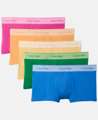 Men's Icon Cotton Stretch Low Rise Trunks, 5-Pack