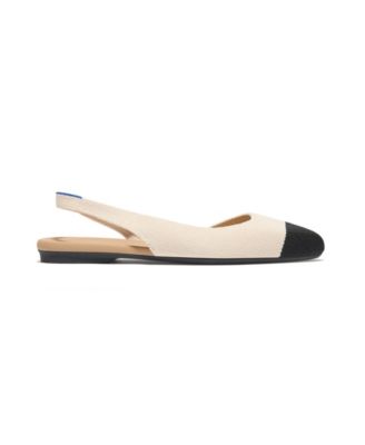 Women's Almond Slingback Flats