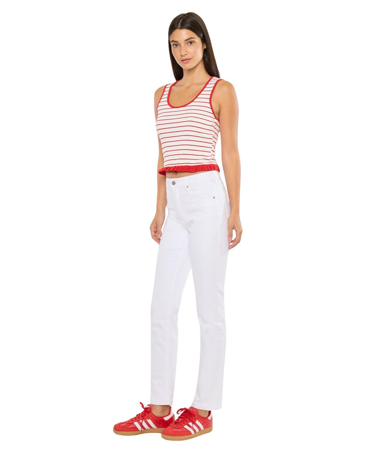 KanCan Essential Women's Piper High Rise Slim Straight Jeans view 6 — MAYCSS fashion products