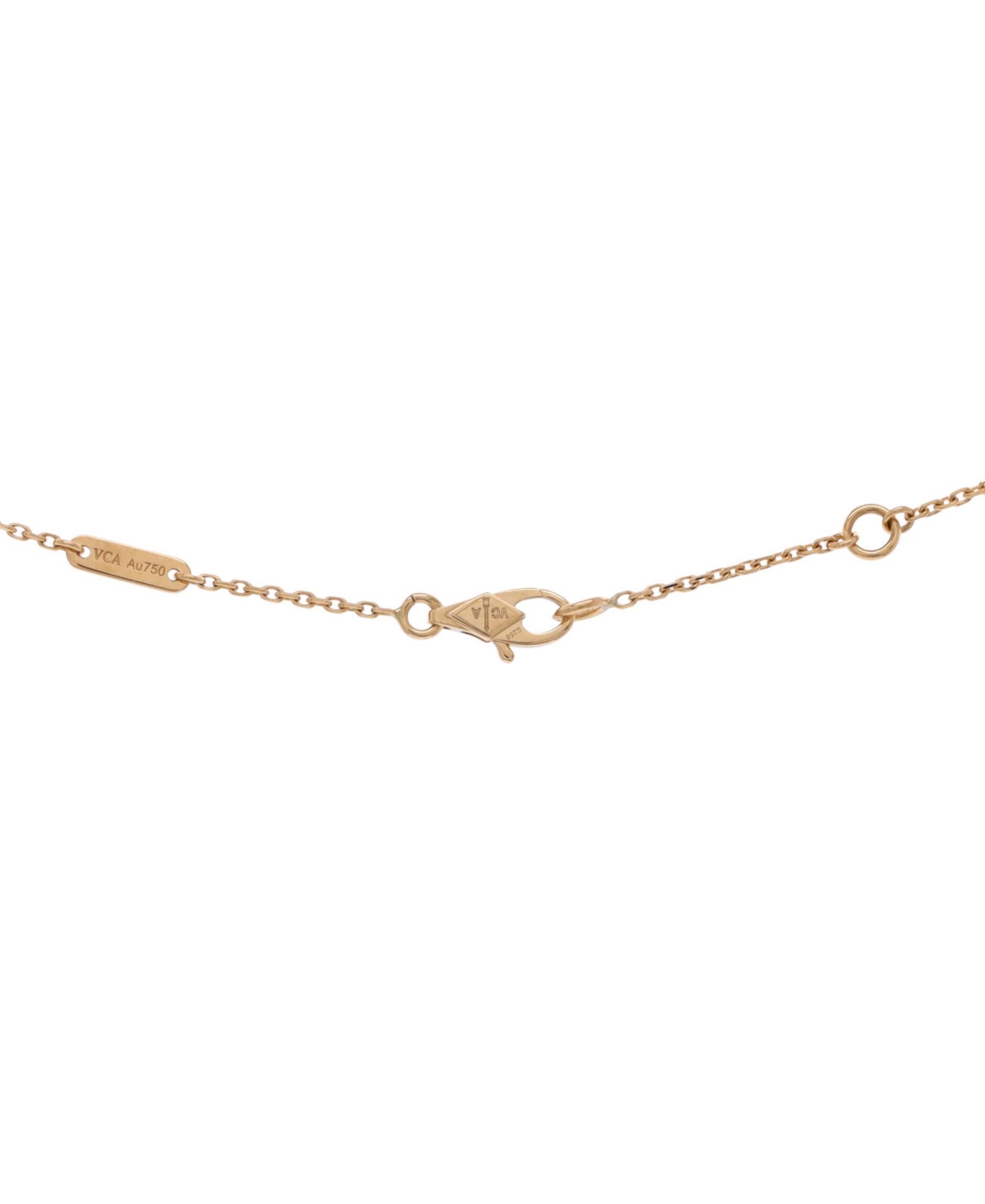 Pre-Owned Van Cleef & Arpels Sweet Alhambra Butterfly Pendant Necklace