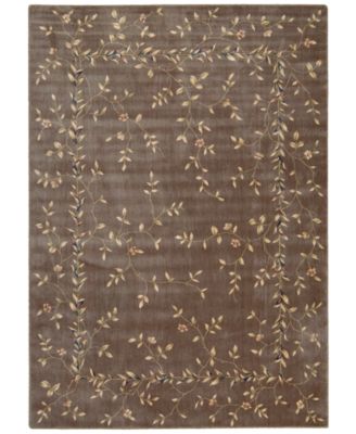Nourison Home - Nourison "Somerset ST04-Khaki" Area Rug Collection, 7' 9" x 10' 10"