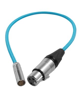 3' Mini XLR Male to XLR Female Audio Cable for BMPCC 6K Pro and C70 Camera