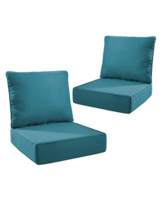 6" Thicken Outdoor Deep Seat Cushion Set for Outdoor Furniture, 2 Set