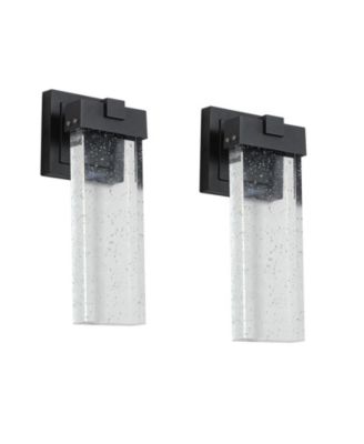 Outdoor Waterproof Transparent LED Crystal Wall Lamp Supports Multiple Types of Light Bulbs