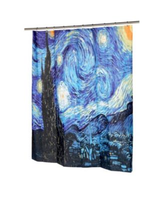 "The Starry Night" Museum Collection Fabric Shower Curtain