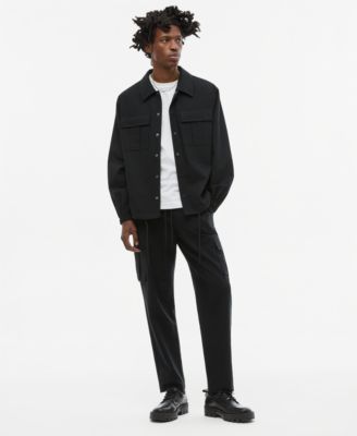 Men's Relaxed-Fit Utility Cargo-Pocket Pants