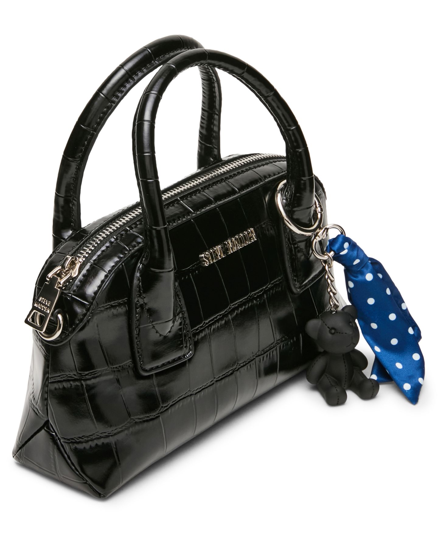 Женская сумка Steve Madden Bmelodie Small East/ West Bag With Scarf, цвет: Чёрный — фото 3
