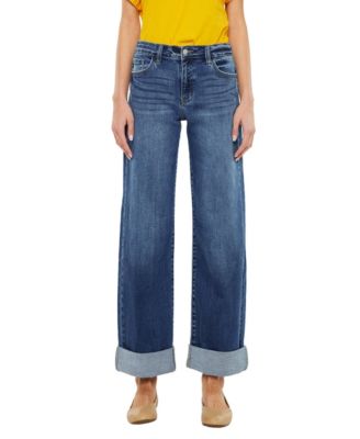 Women's Ivanna High Rise Wide Jeans