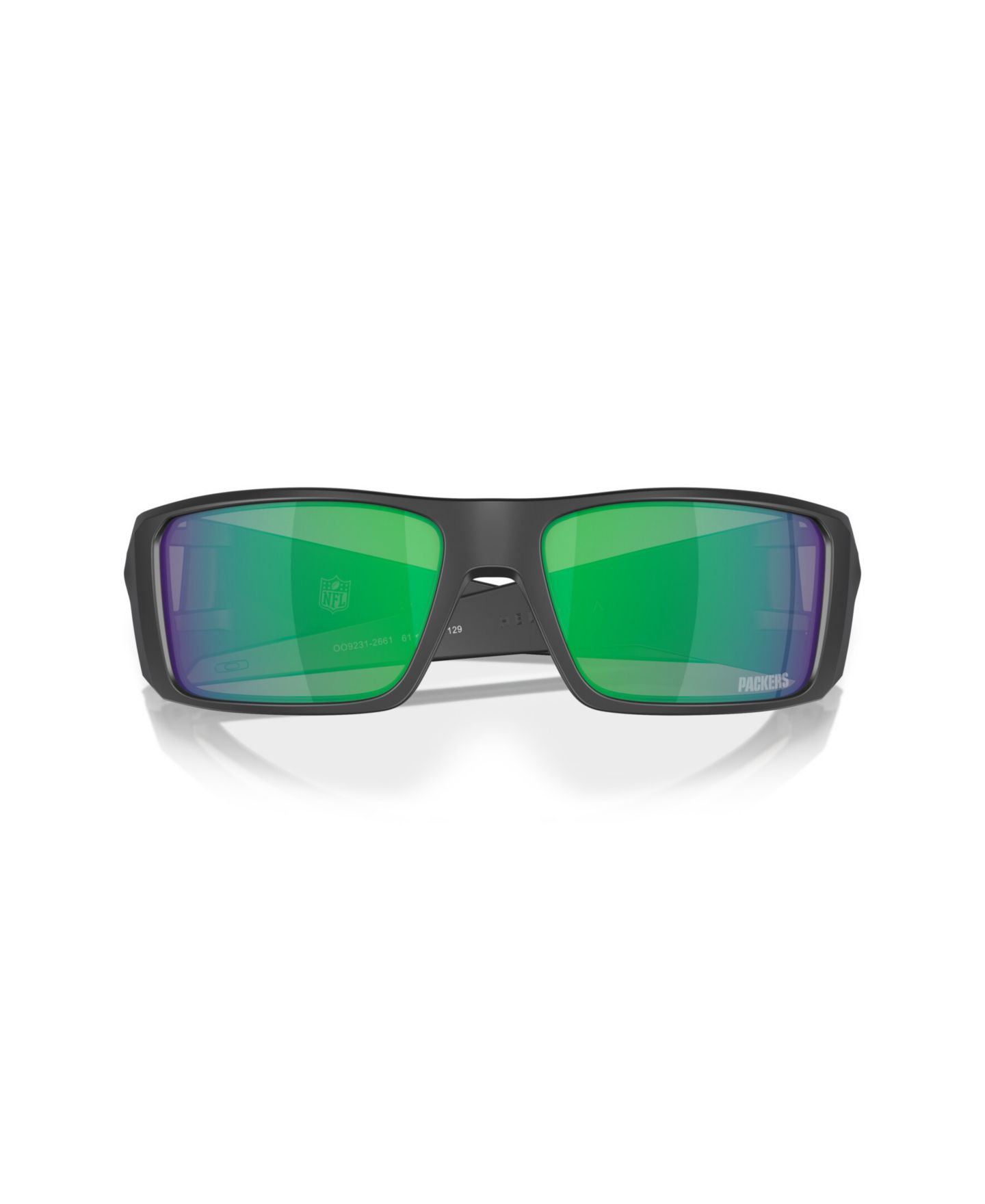 Мужские солнцезащитные очки Oakley Kansas City Chiefs Heliostat Rectangle Sunglasses, OO9231, цвет: Матовый чёрный — фото 6