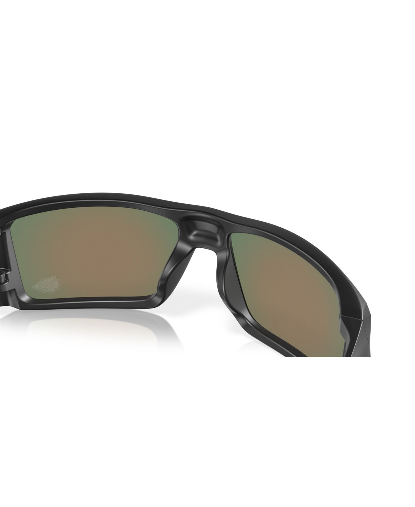Мужские солнцезащитные очки Oakley Kansas City Chiefs Heliostat Rectangle Sunglasses, OO9231, цвет: Матовый чёрный — фото 15