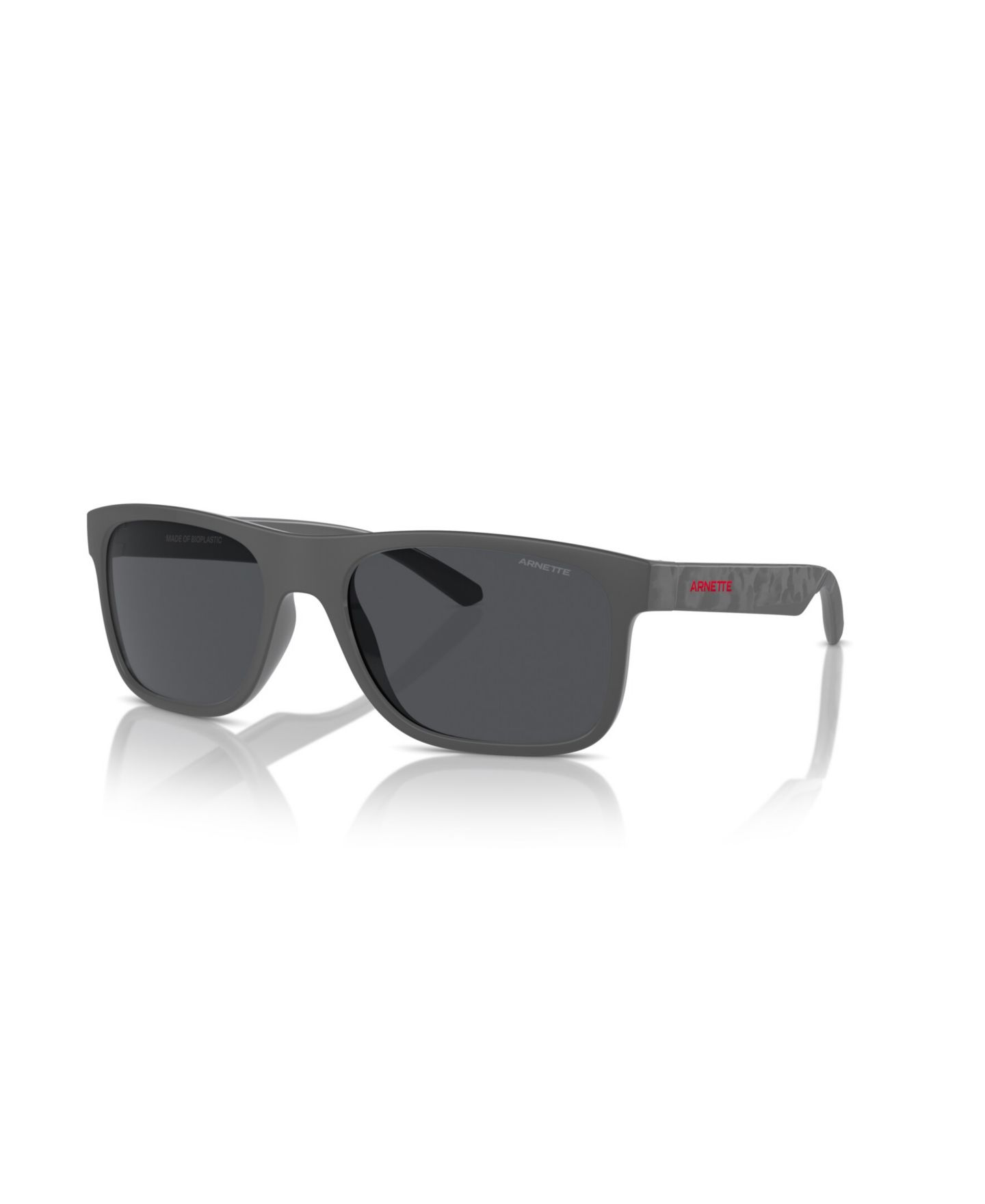 Мужские солнцезащитные очки Arnette Square Sunglasses, Khim AN4341, цвет: Средний серый — фото 1