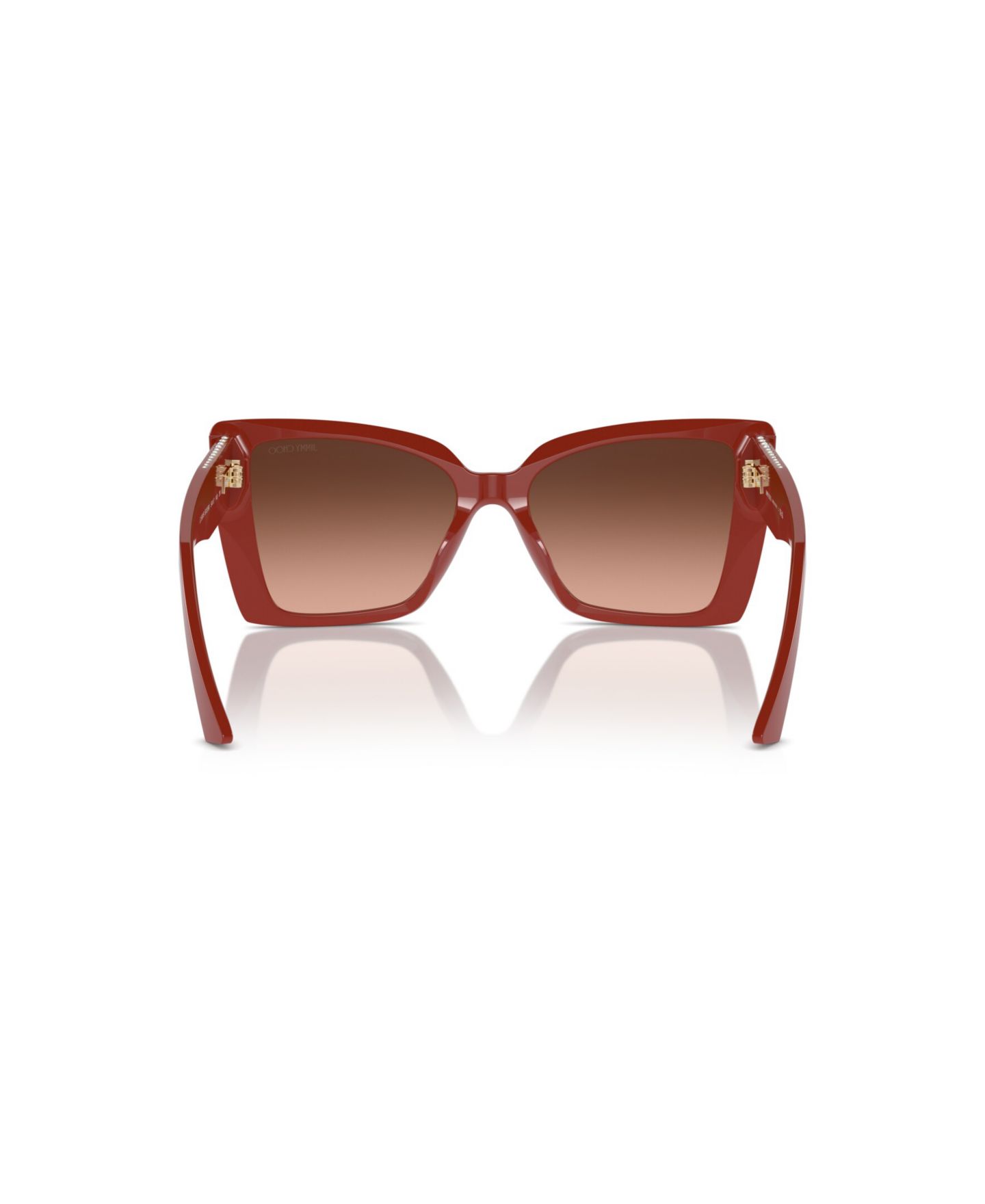 Женские солнцезащитные очки Jimmy Choo Butterfly Sunglasses, JC5001B, цвет: Красный — фото 4