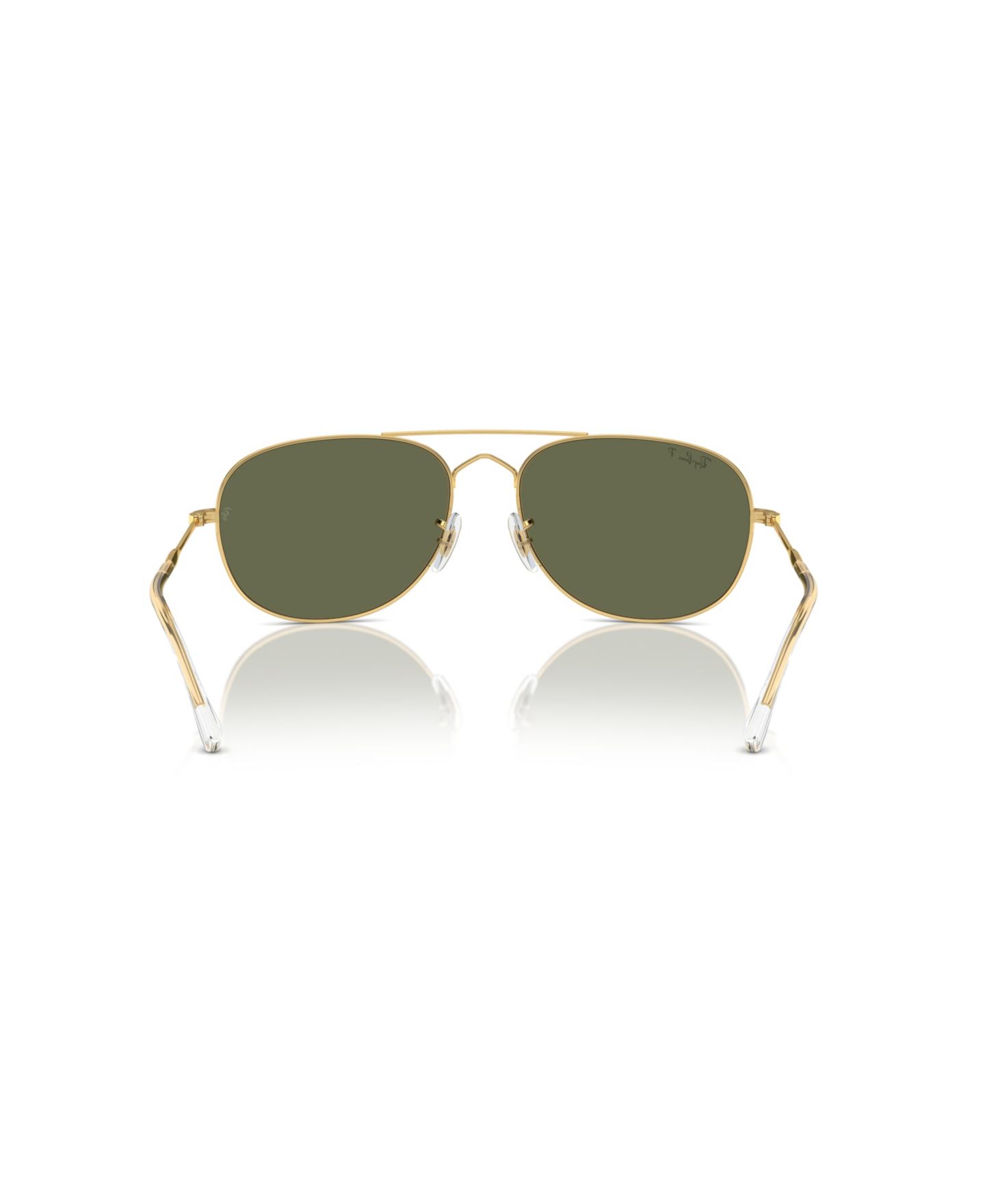 Солнцезащитные очки Ray-Ban Unisex Polarized Bain Bridge Pilot Sunglasses, RB3735, цвет: Золотой — фото 4