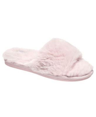 Women's Faux Fur Slippers Blush