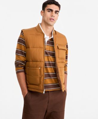 Men's Relaxed-Fit Utility Puffer Vest
