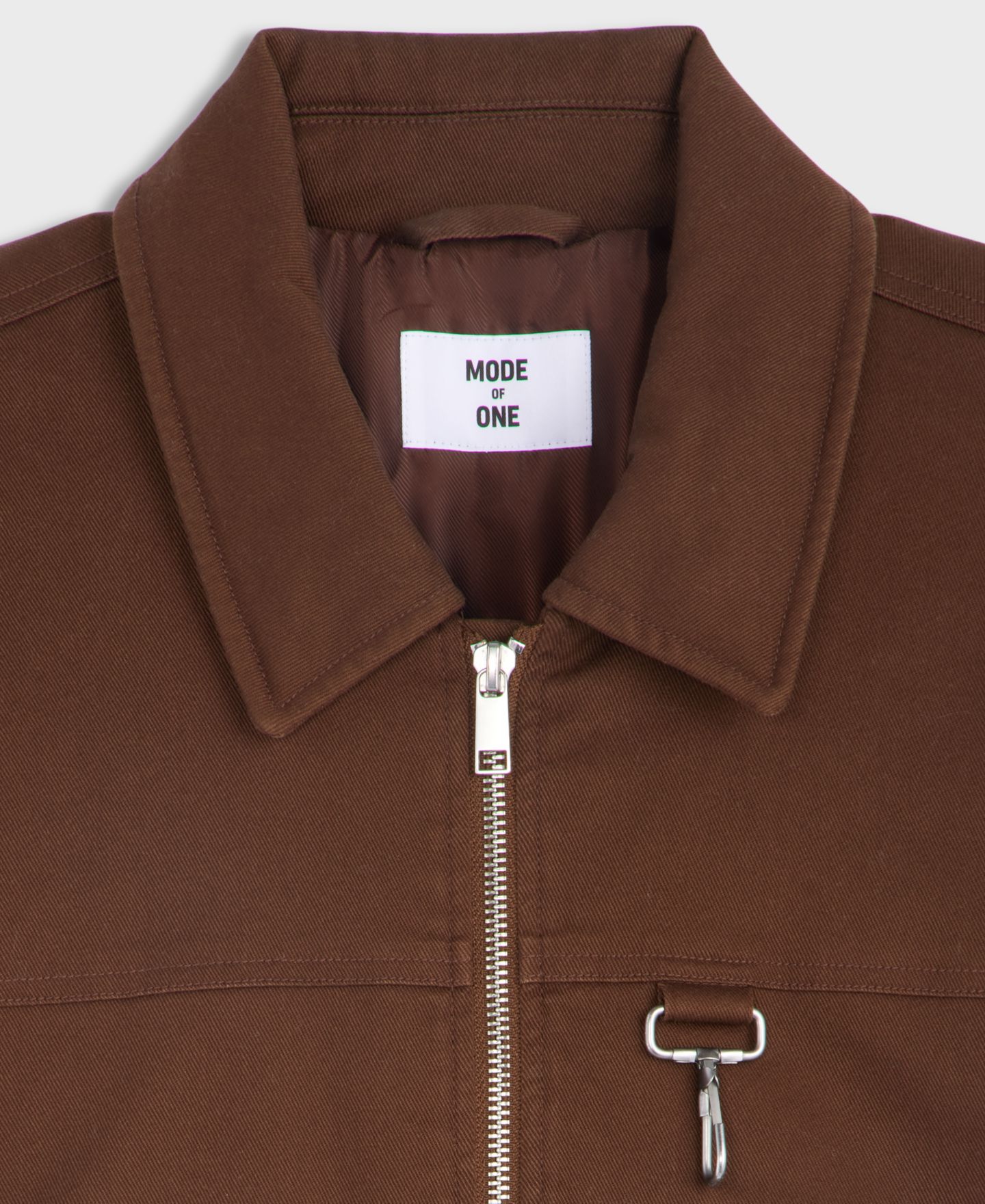 Мужская куртка Mode of One Flight Utilitarian Cotton-Blend Relaxed-Fit Bomber, цвет: Шоколадный — фото 5