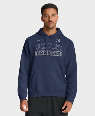 Nike Men's Navy New York Yankees Primetime Club Hoodie - Macy's