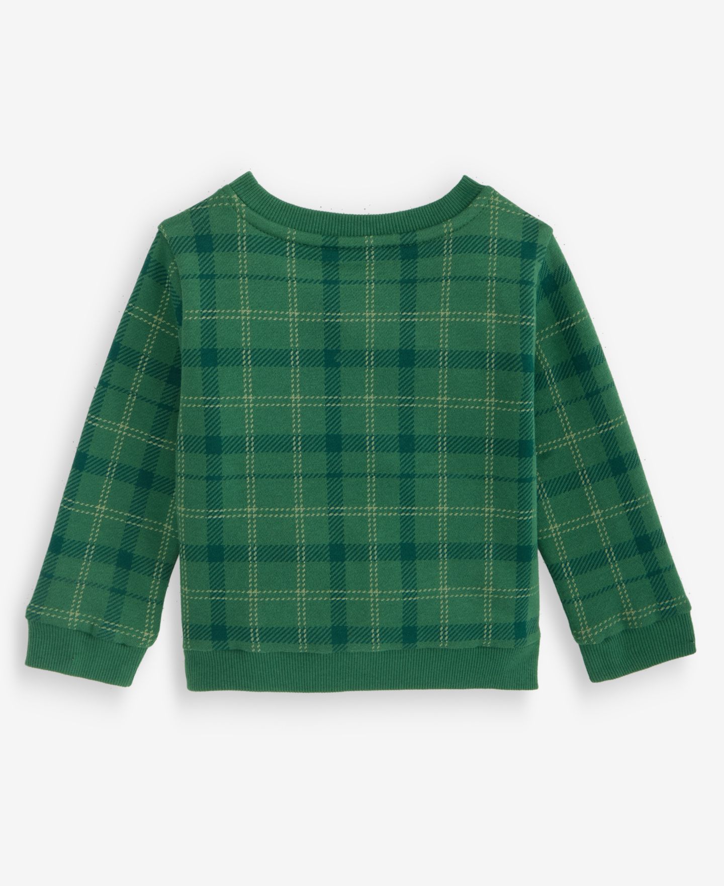 Свитшот First Impressions Mix & Match Plaid Sweatshirt для мальчиков-малышей — фото 3