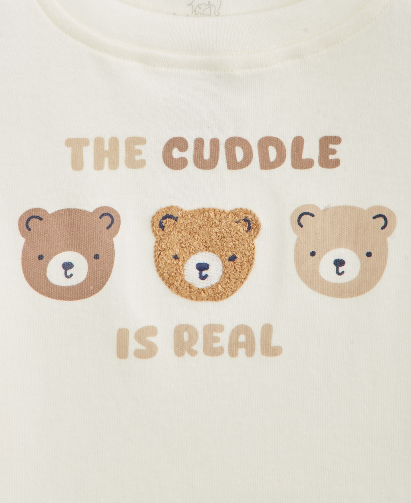 Футболка First Impressions Mix & Match Short-Sleeve The Cuddle Is Real Bear T-Shirt для мальчиков-малышей — фото 3