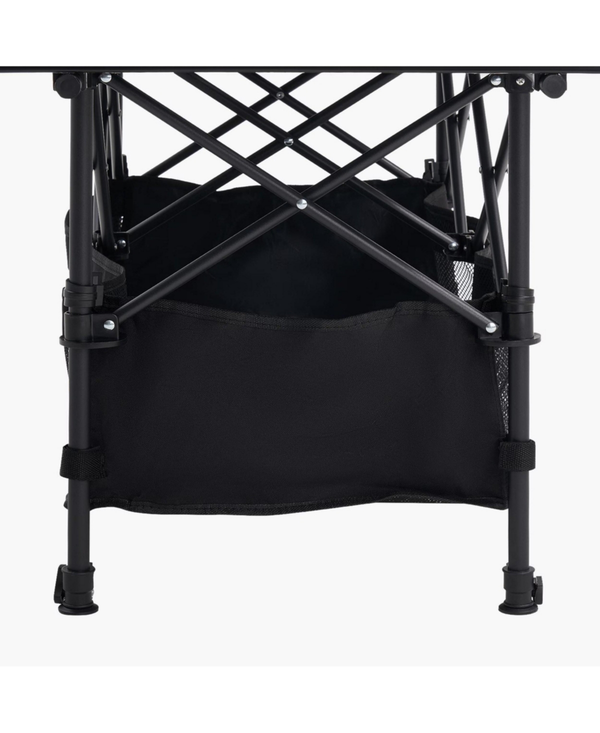 Yiortwo Folding Portable Camping Table, Aluminum Roll Up Picnic Table with Storage Bag
