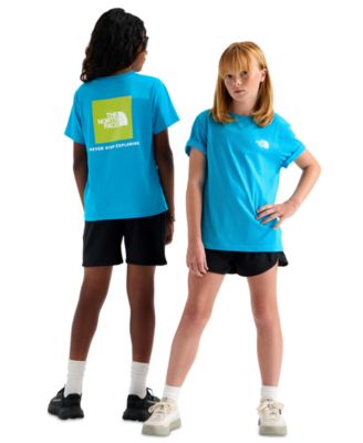 The North Face Girls' 7-16 Teen Evolution Box Short-Sleeve T-Shirt - Meridian Blue
