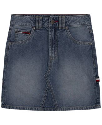Girls' 7-16 Denim Carpenter Skirt