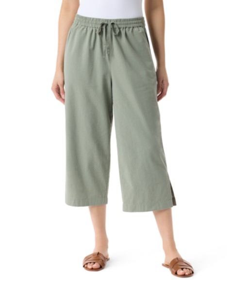 Женские брюки Gloria Vanderbilt Women's Cotton Gauze Pull-On Drawstring Cropped Pants