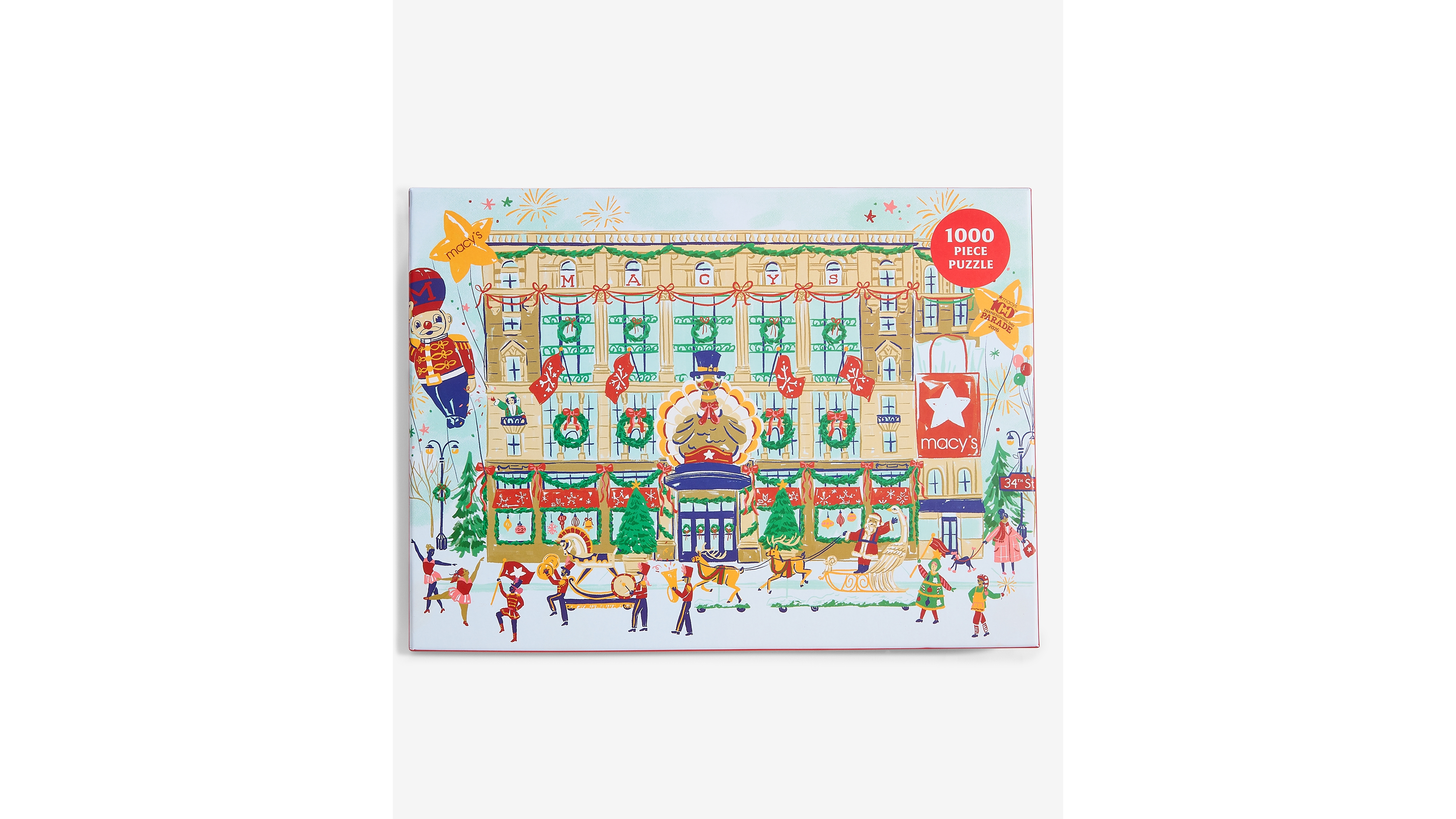 Macy's 100th Thanksgiving Day Parade Herald Square Building Motif 1000-Piece Puzzle, Ages 14+, Macy's Exclusive