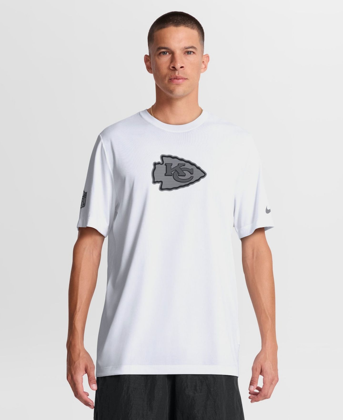 Мужская футболка Nike White Kansas City Chiefs Sideline Lead The Charge Legend Dri-FIT — фото 3