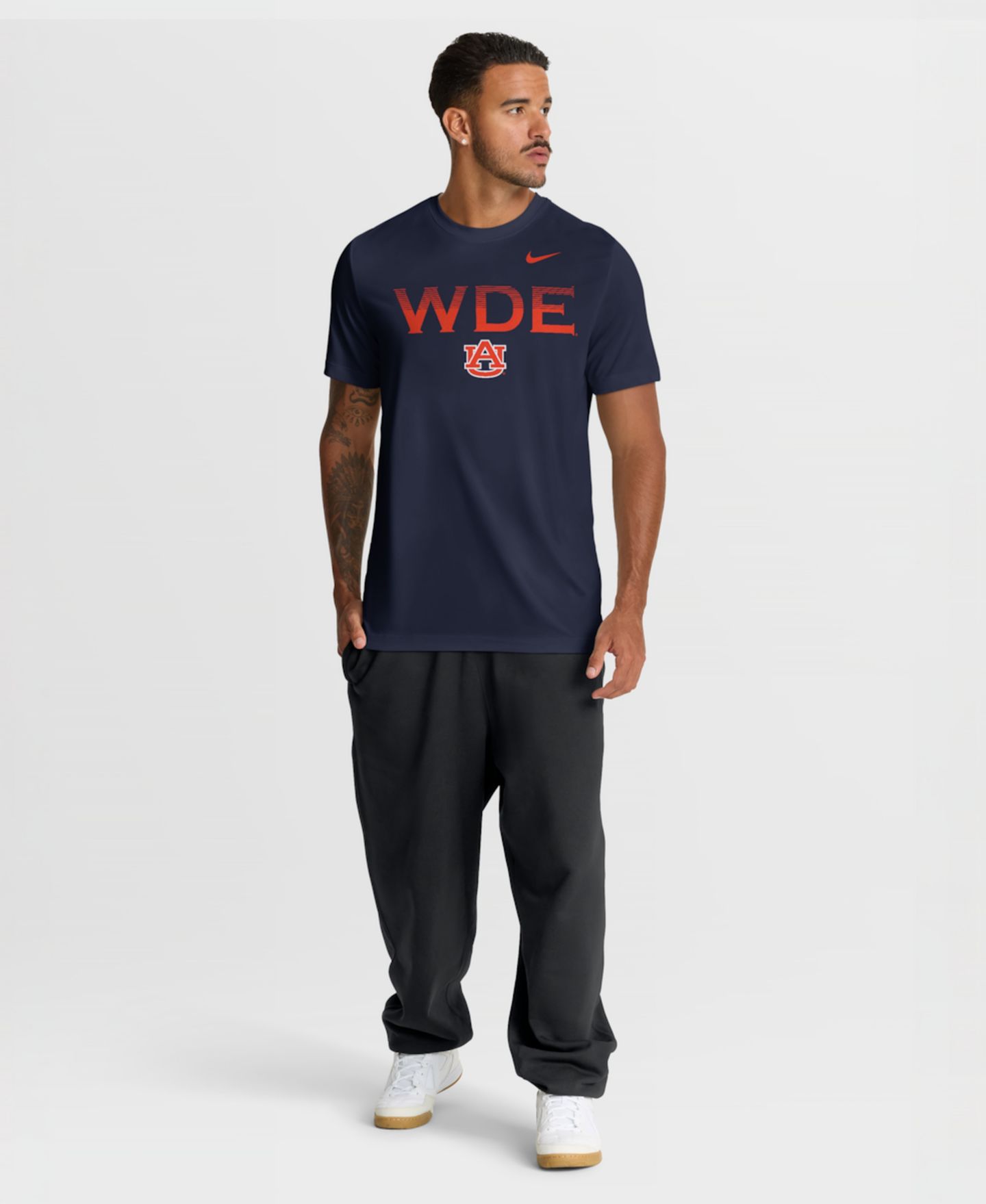 Мужская футболка Nike Navy Auburn Tigers Primetime Legend Kinetic Mantra Dri-FIT — фото 5