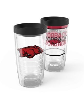 Arkansas Razorbacks 2-Pack 16oz. Competitor Emblem Tumbler Set