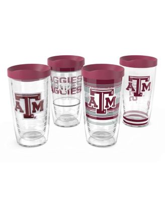 Texas A&M Aggies 4-Pack 16oz. Classic Tumbler Set