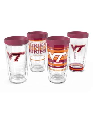 Virginia Tech Hokies 4-Pack 16oz. Classic Tumbler Set