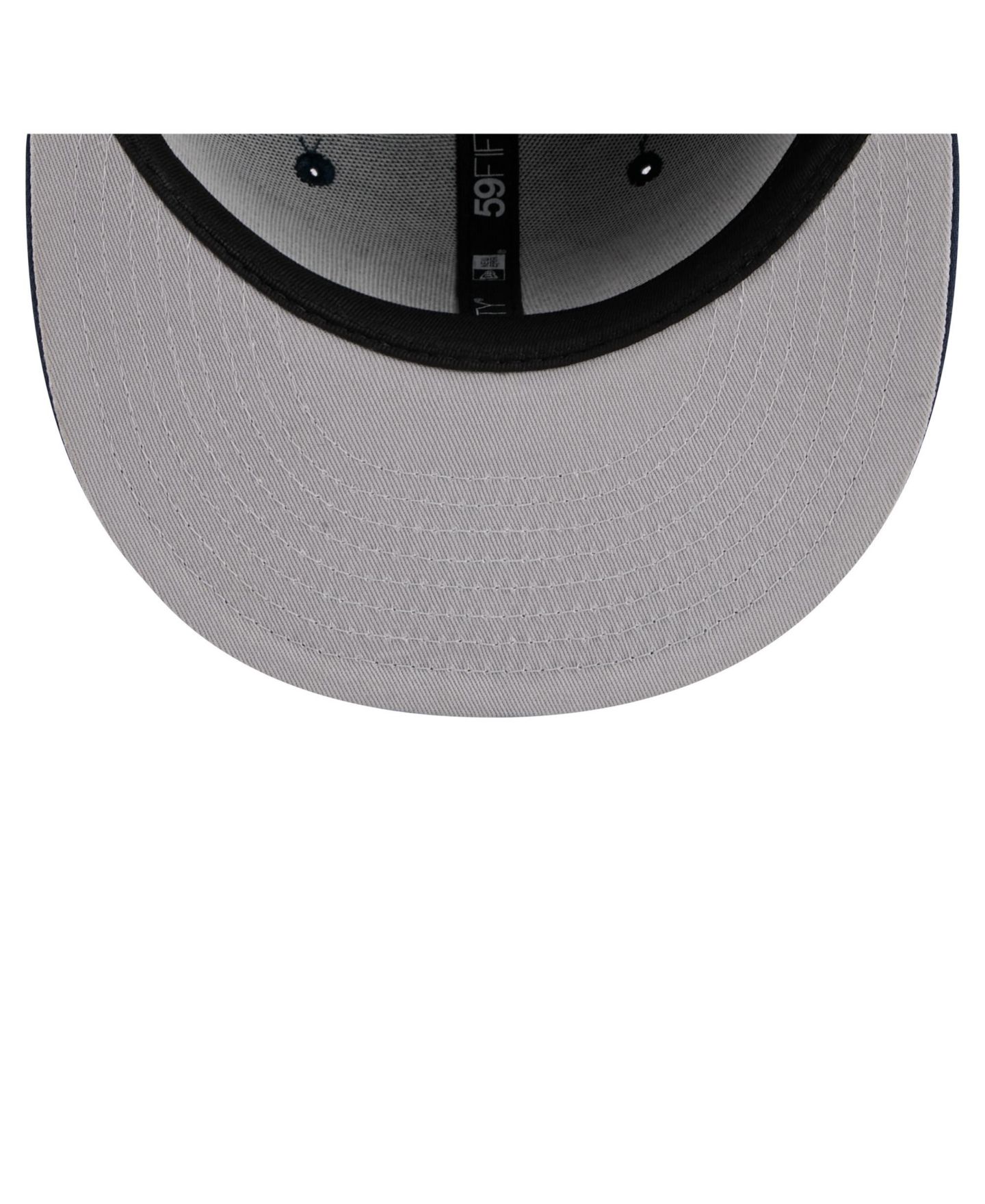 Мужские головные уборы New Era Navy Minnesota Timberwolves Tonal Color Pack 59FIFTY Fitted Hat — фото 5