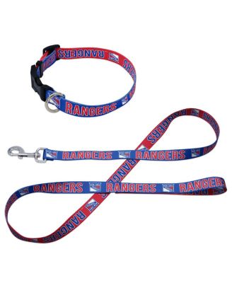 New York Rangers Pet Leash and Collar Set
