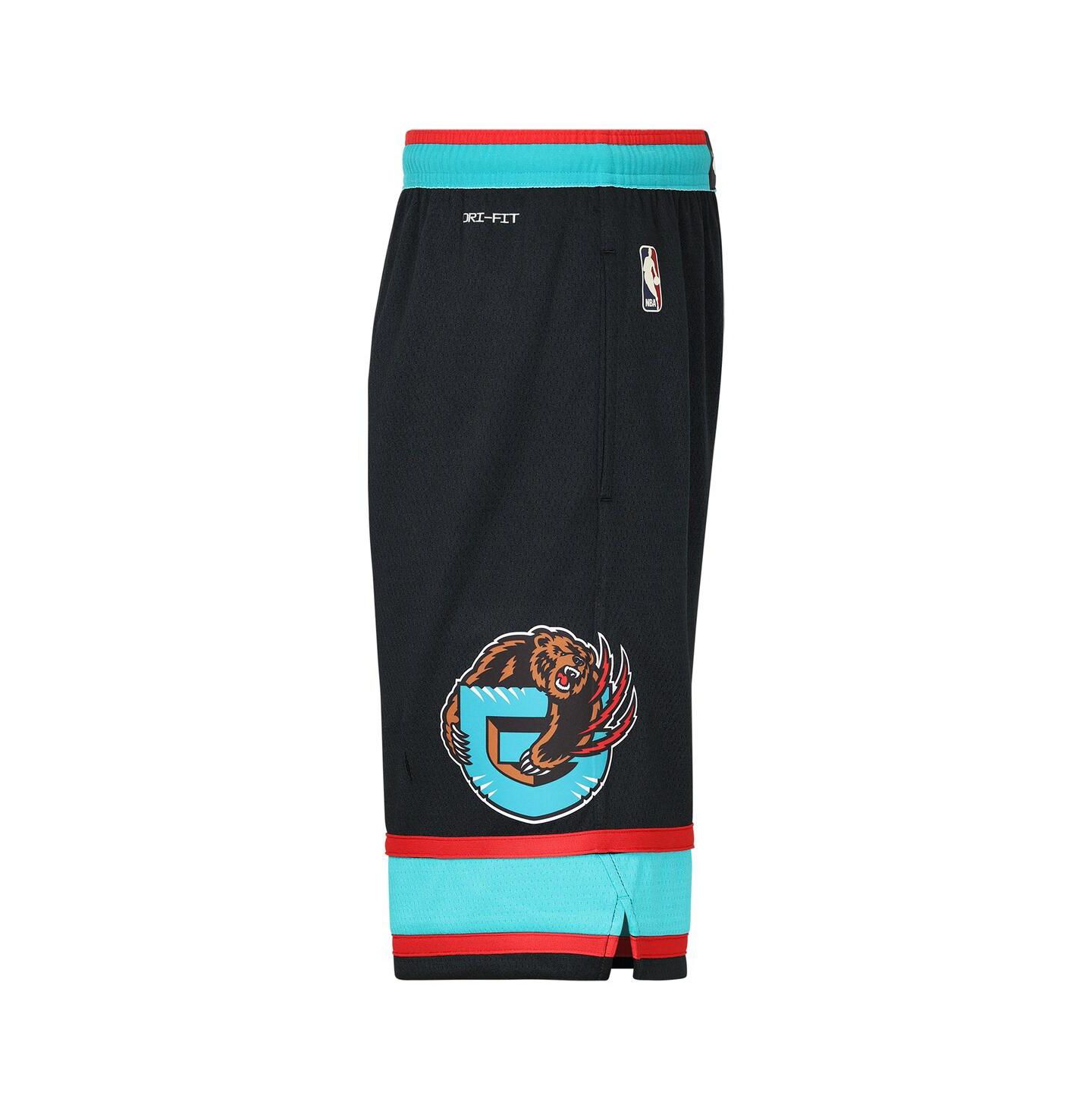 Детские шорты Nike Black Memphis Grizzlies Hardwood Classics Dri-FIT Swingman — фото 4