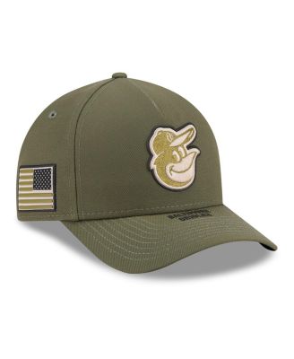 Big Boys and Girls Olive Baltimore Orioles 2026 Armed Forces Day 9FORTY M-Crown Adjustable Hat